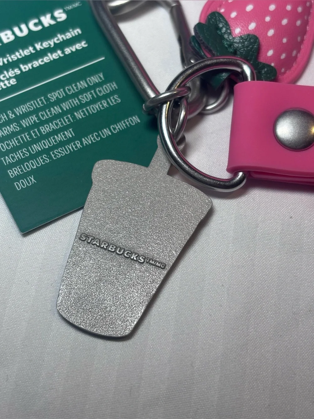 Starbucks Pouch Wristlet Keychain Pink Drink Series 2026 Limited Edition ~ NWT!